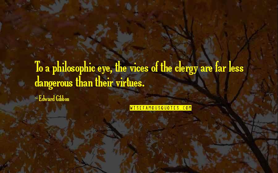 Geerinckx Koenraad Quotes By Edward Gibbon: To a philosophic eye, the vices of the