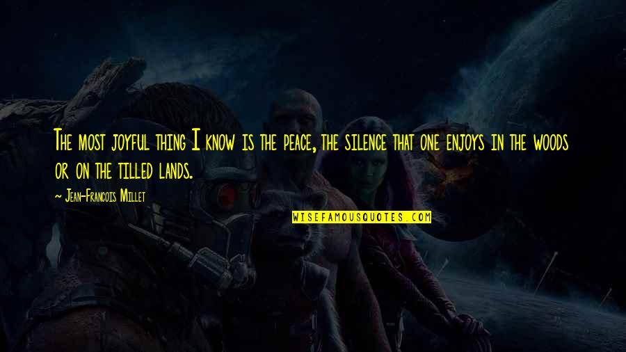 Geezy Discord Quotes By Jean-Francois Millet: The most joyful thing I know is the Geezy Discord Quotes By Jean-Francois Millet: The most joyful thing I know is the