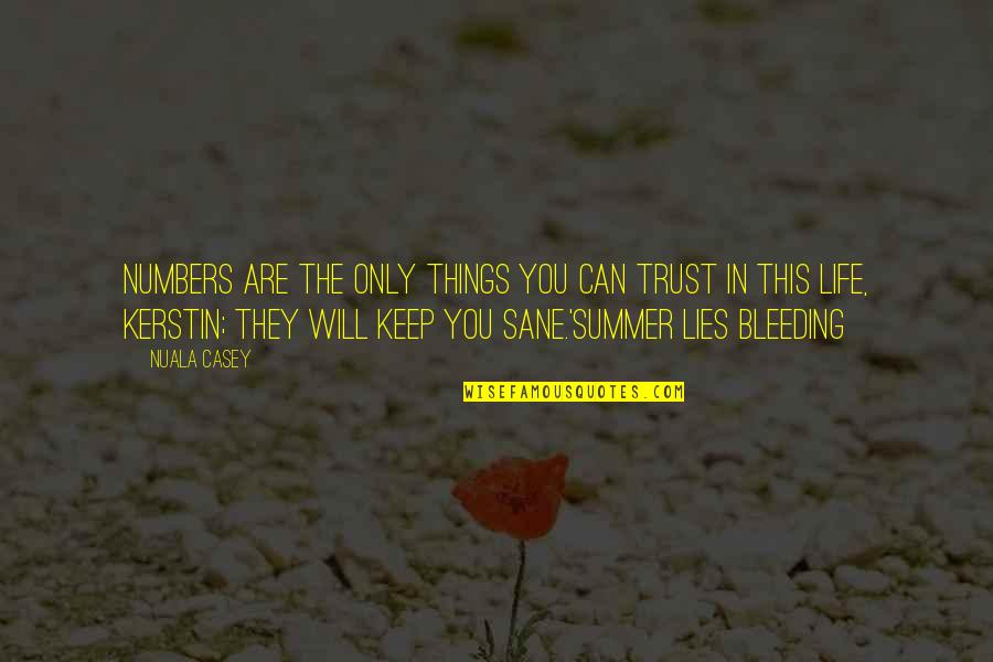 Geheel Berekenen Quotes By Nuala Casey: Numbers are the only things you can trust Geheel Berekenen Quotes By Nuala Casey: Numbers are the only things you can trust
