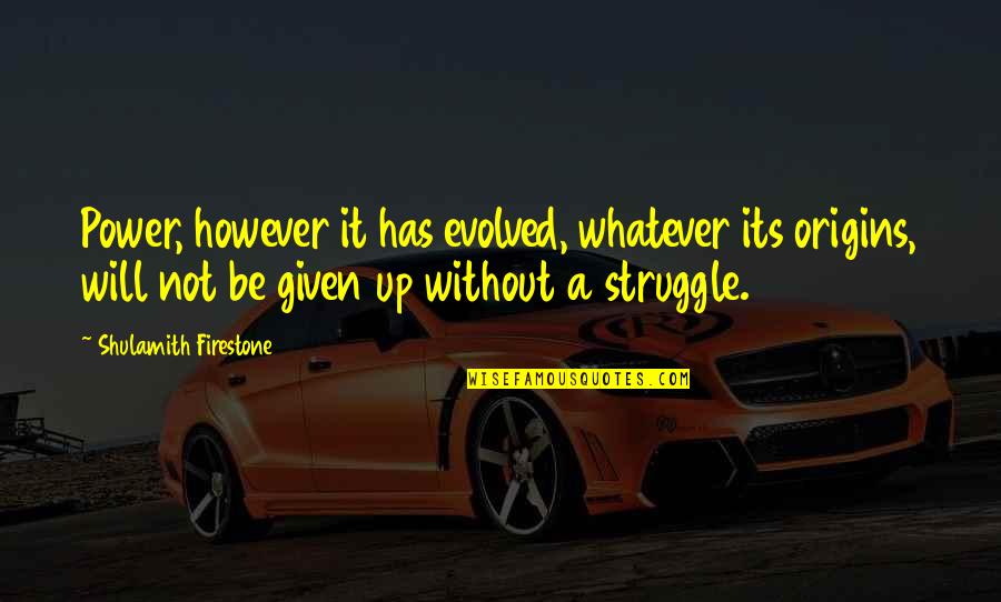 Gemeinsame Referenzrahmen Quotes By Shulamith Firestone: Power, however it has evolved, whatever its origins, Gemeinsame Referenzrahmen Quotes By Shulamith Firestone: Power, however it has evolved, whatever its origins,