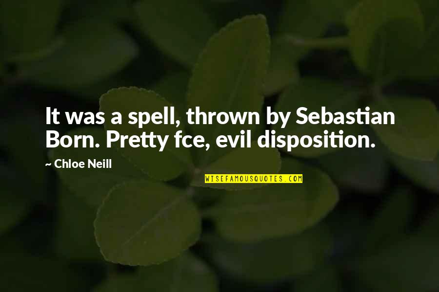 Gemini Man Love Quotes By Chloe Neill: It was a spell, thrown by Sebastian Born.