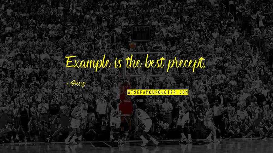 Gengarium Quotes By Aesop: Example is the best precept. Gengarium Quotes By Aesop: Example is the best precept.