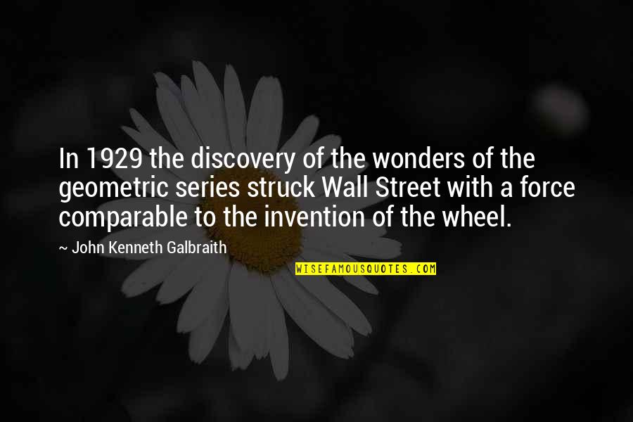 Geniusz Online Quotes By John Kenneth Galbraith: In 1929 the discovery of the wonders of