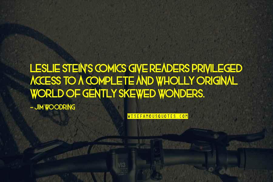 Gently's Quotes By Jim Woodring: Leslie Stein's comics give readers privileged access to Gently's Quotes By Jim Woodring: Leslie Stein's comics give readers privileged access to