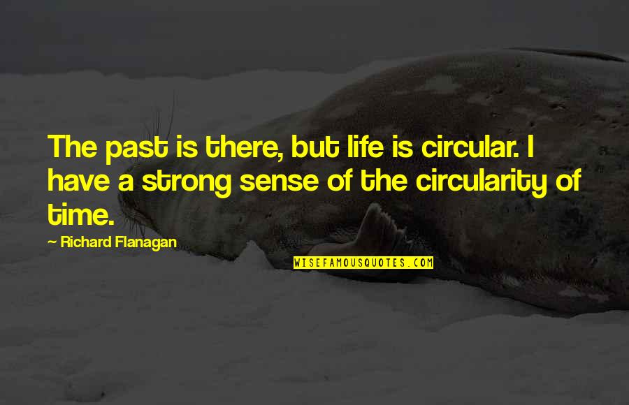 Geonosis Battlefront Quotes By Richard Flanagan: The past is there, but life is circular.