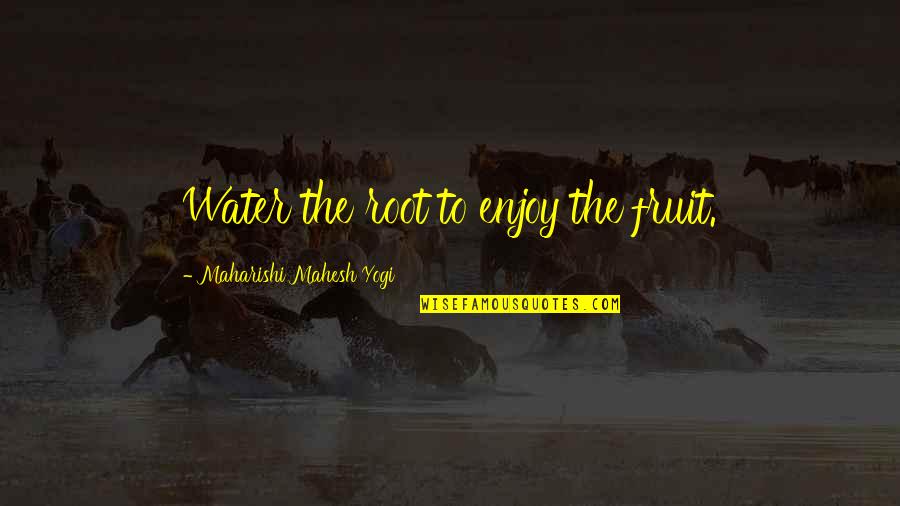 George Machine Gun Kelly Quotes By Maharishi Mahesh Yogi: Water the root to enjoy the fruit. George Machine Gun Kelly Quotes By Maharishi Mahesh Yogi: Water the root to enjoy the fruit.