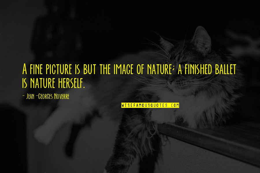 Georges Quotes By Jean-Georges Noverre: A fine picture is but the image of