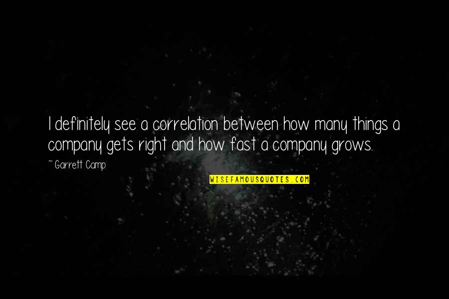 Gerald Genta Quotes By Garrett Camp: I definitely see a correlation between how many