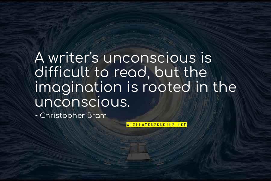 Gerhardus Thompson Quotes By Christopher Bram: A writer's unconscious is difficult to read, but Gerhardus Thompson Quotes By Christopher Bram: A writer's unconscious is difficult to read, but