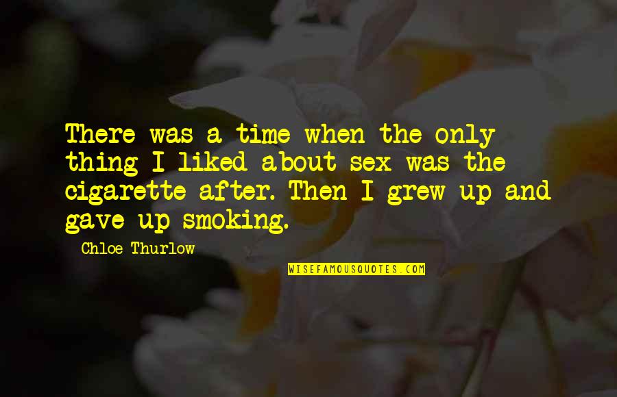 Gerhild Diesner Quotes By Chloe Thurlow: There was a time when the only thing Gerhild Diesner Quotes By Chloe Thurlow: There was a time when the only thing