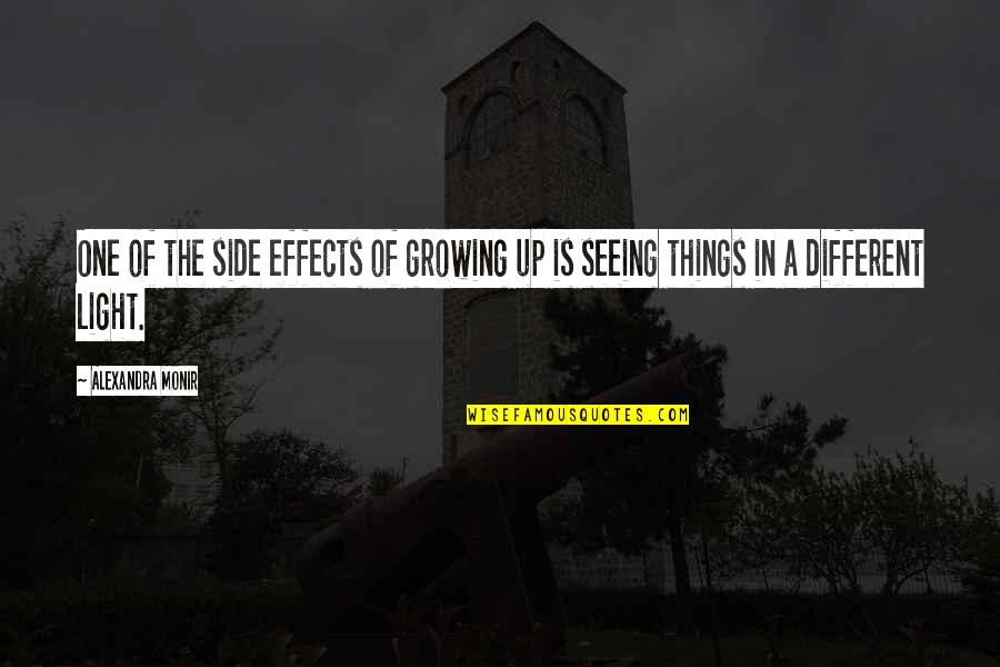 Gerwig 5 Light Quotes By Alexandra Monir: One of the side effects of growing up