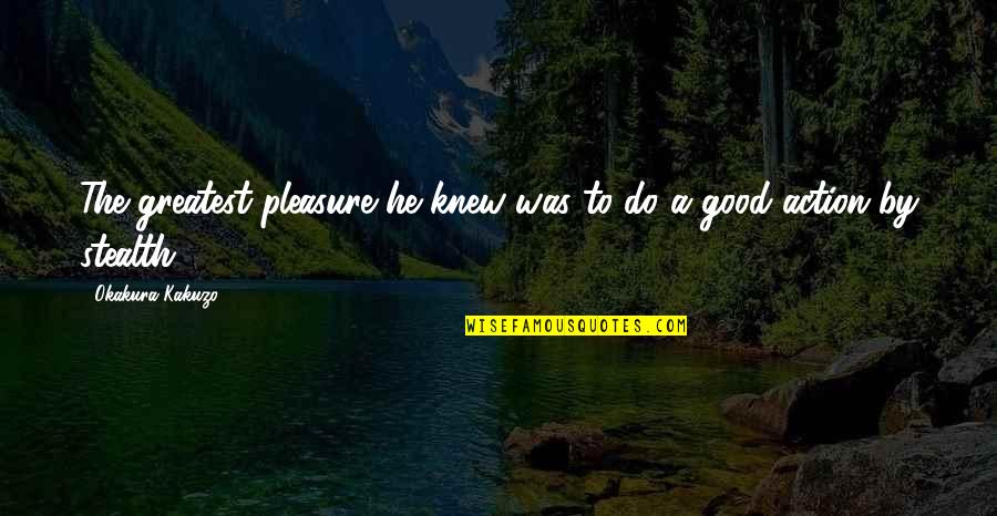 Get Rich Quick Schemes Quotes By Okakura Kakuzo: The greatest pleasure he knew was to do