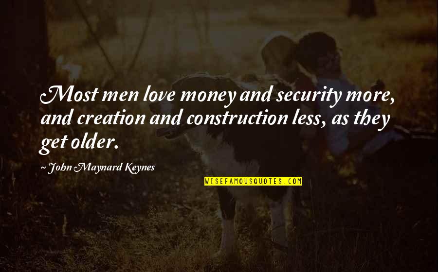 Get Security Quotes By John Maynard Keynes: Most men love money and security more, and Get Security Quotes By John Maynard Keynes: Most men love money and security more, and