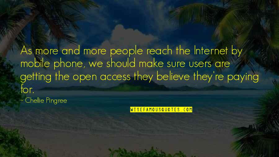Getting Off Your Phone Quotes By Chellie Pingree: As more and more people reach the Internet