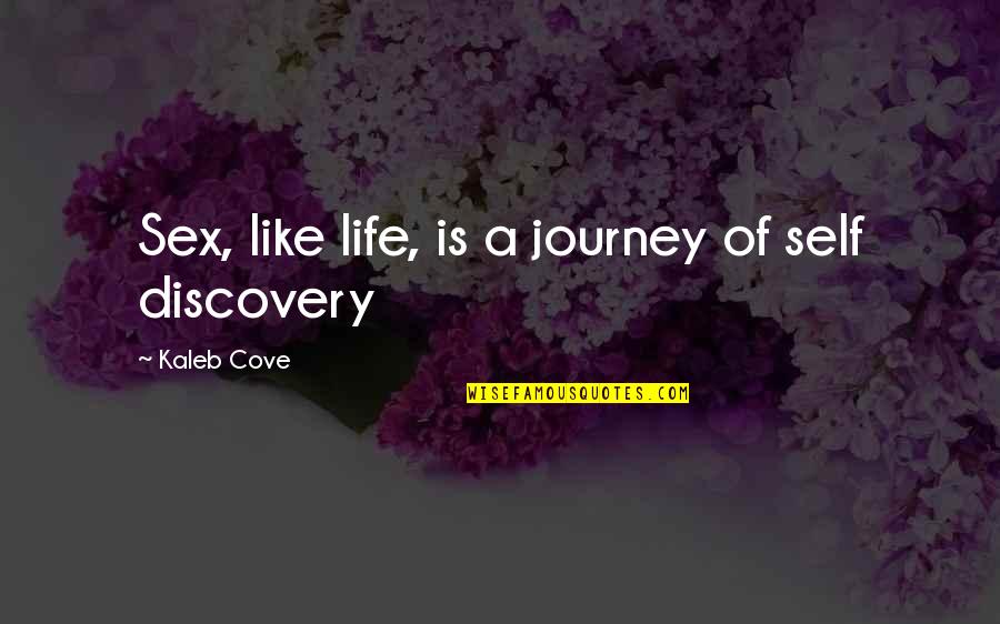 Getting Pushed Around Quotes By Kaleb Cove: Sex, like life, is a journey of self