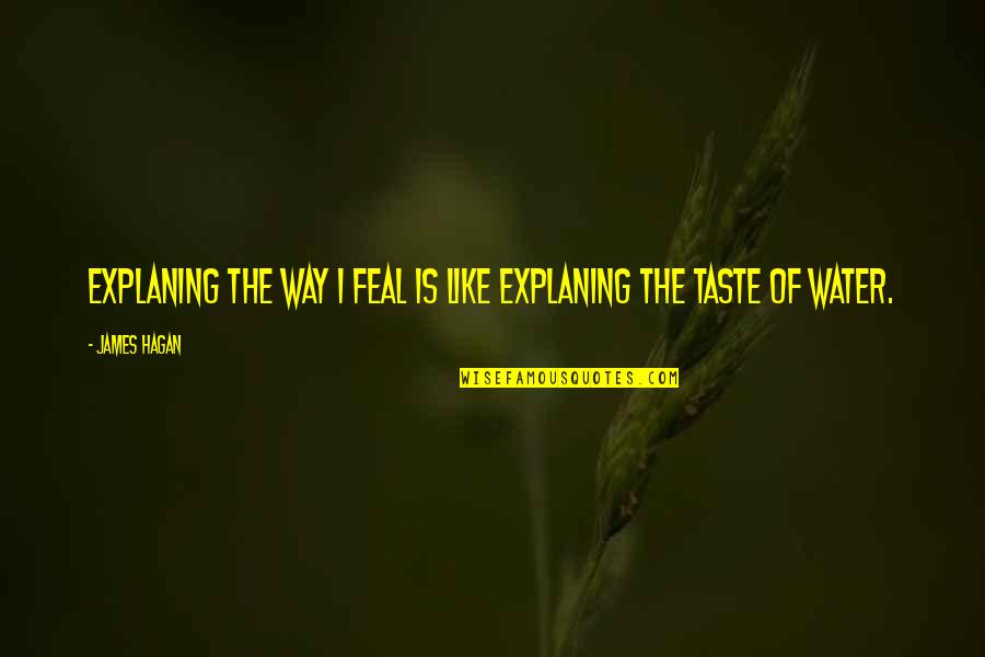 Ggsn Quotes By James Hagan: explaning the way I feal is like explaning