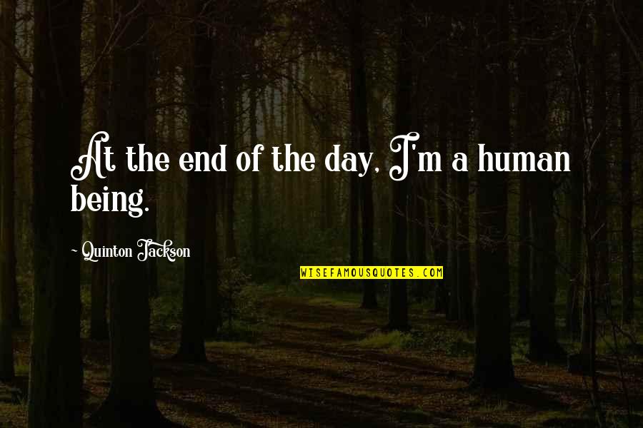 Ghar Se Door Quotes By Quinton Jackson: At the end of the day, I'm a