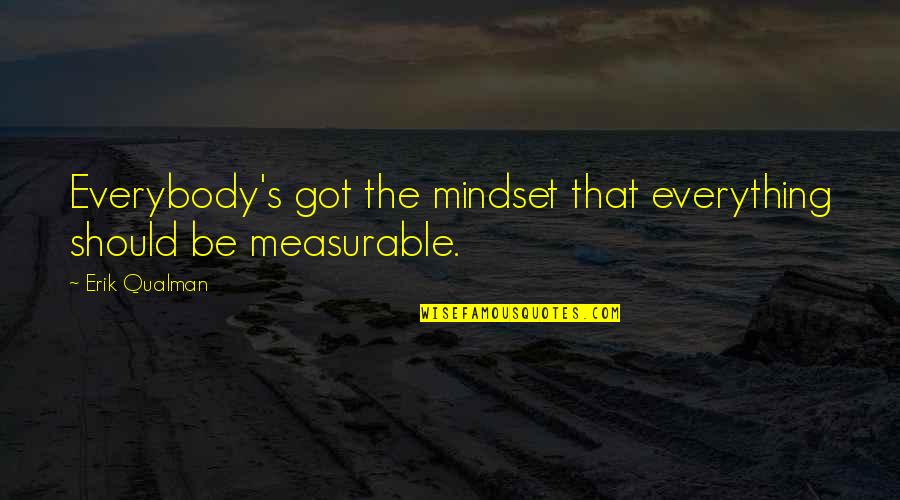 Gherardi Quotes By Erik Qualman: Everybody's got the mindset that everything should be