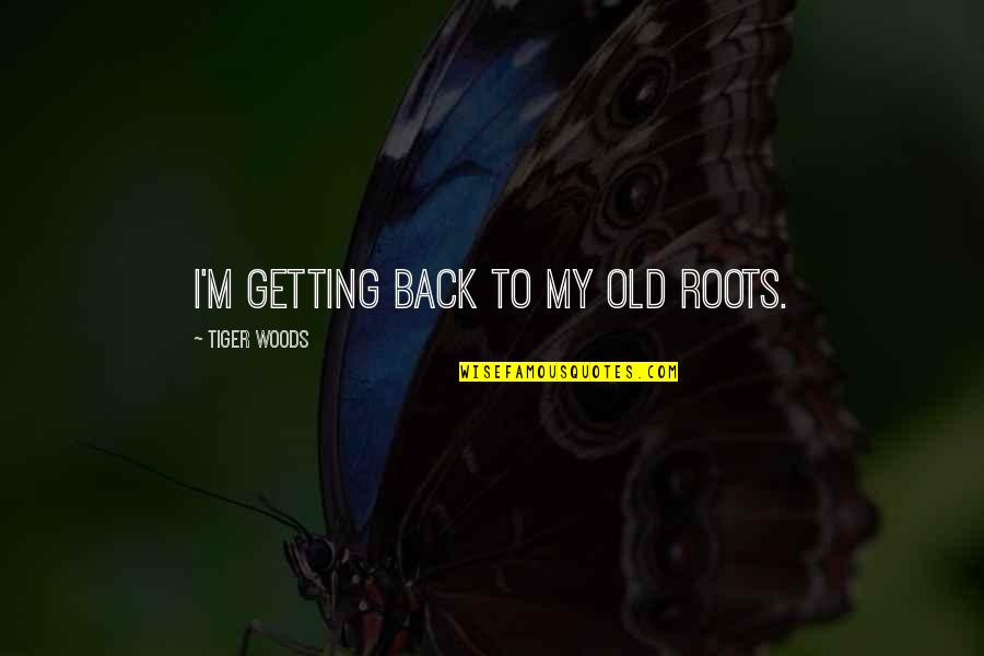 Ghillie Kettle Quotes By Tiger Woods: I'm getting back to my old roots. Ghillie Kettle Quotes By Tiger Woods: I'm getting back to my old roots.