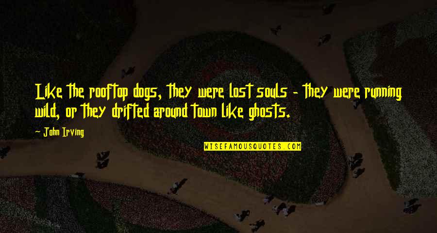 Ghosts Quotes By John Irving: Like the rooftop dogs, they were lost souls