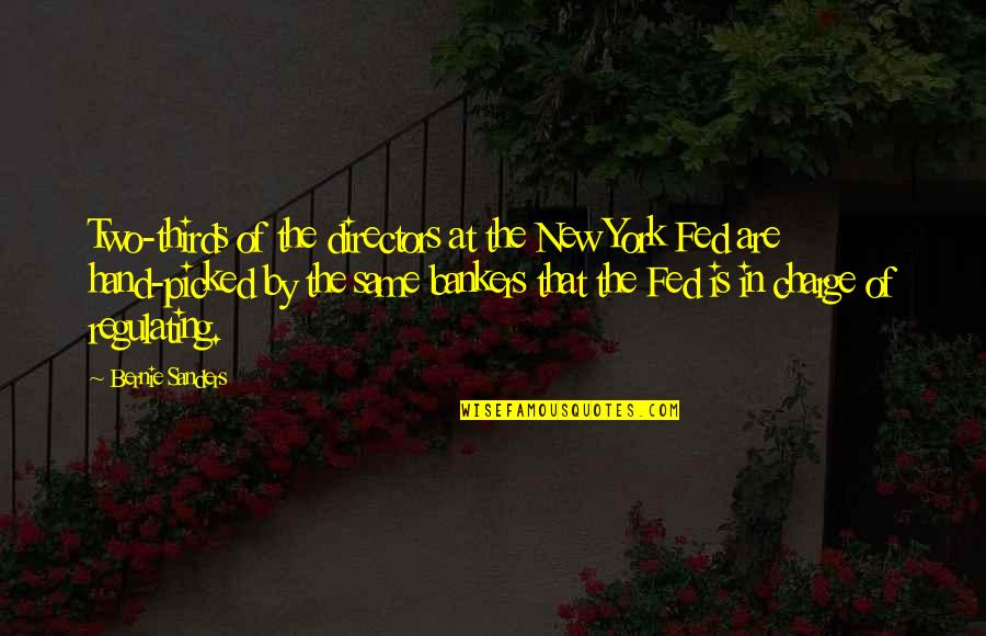 Giancarla Schmitt Quotes By Bernie Sanders: Two-thirds of the directors at the New York Giancarla Schmitt Quotes By Bernie Sanders: Two-thirds of the directors at the New York
