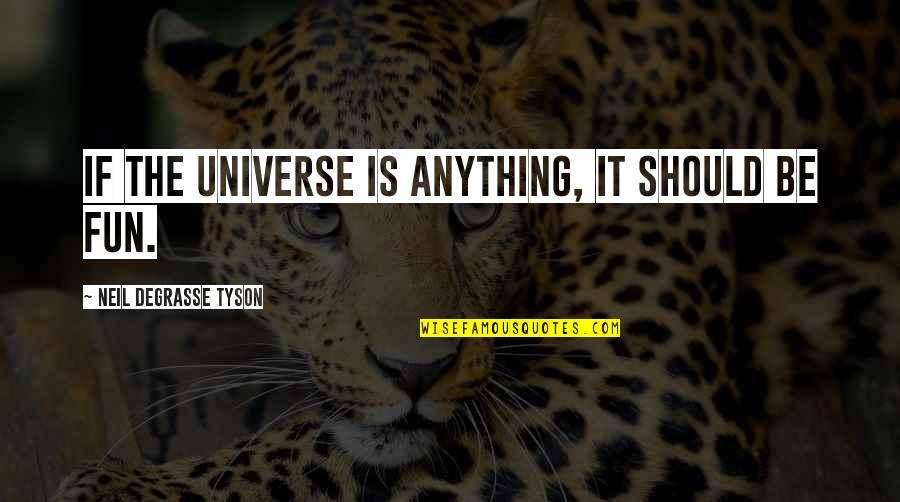 Gidgett Callaghan Quotes By Neil DeGrasse Tyson: If the universe is anything, it should be Gidgett Callaghan Quotes By Neil DeGrasse Tyson: If the universe is anything, it should be
