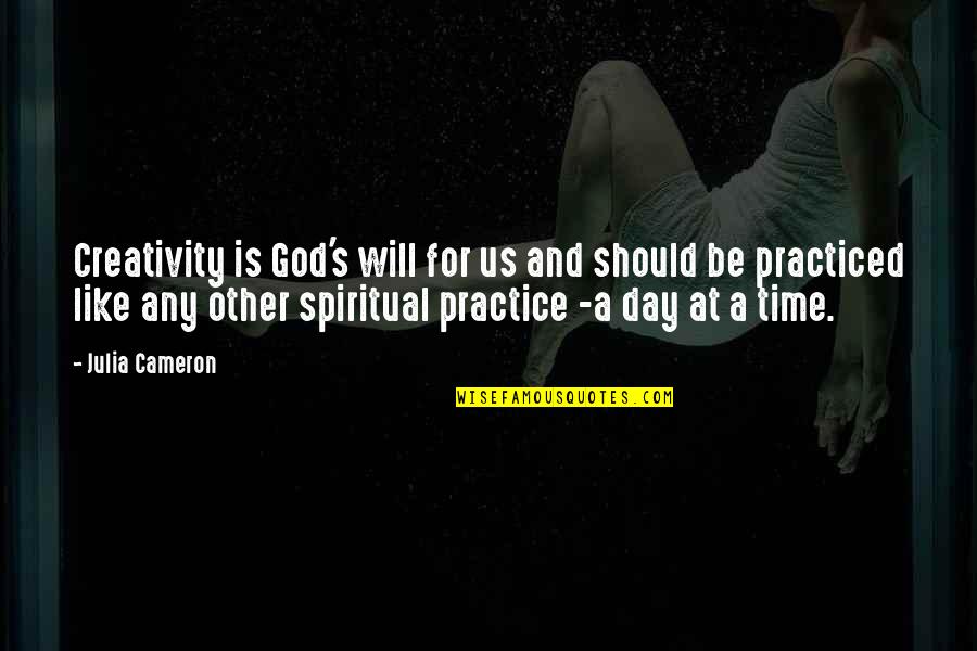 Gigle Quotes By Julia Cameron: Creativity is God's will for us and should Gigle Quotes By Julia Cameron: Creativity is God's will for us and should