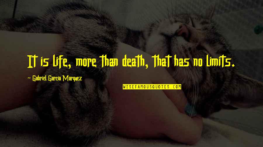 Gilbert Tiger Baseball Quotes By Gabriel Garcia Marquez: It is life, more than death, that has