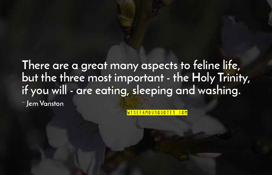 Gillins Family Crest Quotes By Jem Vanston: There are a great many aspects to feline Gillins Family Crest Quotes By Jem Vanston: There are a great many aspects to feline