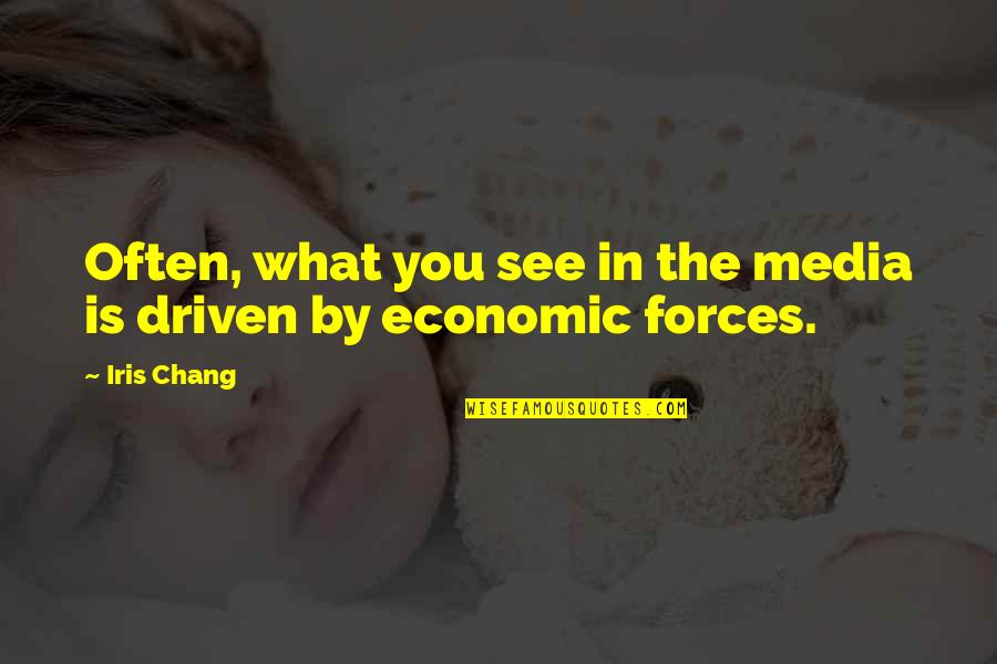 Gilman Collamore China Quotes By Iris Chang: Often, what you see in the media is