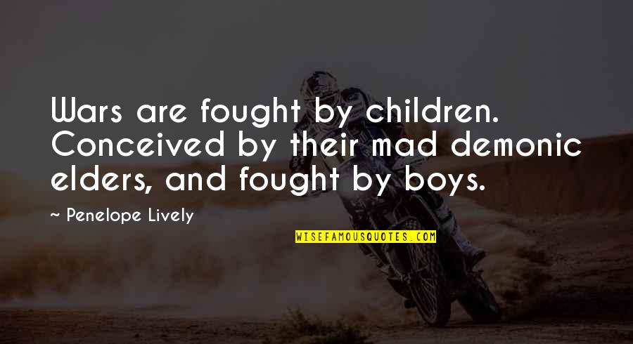 Gimbal Mount Quotes By Penelope Lively: Wars are fought by children. Conceived by their Gimbal Mount Quotes By Penelope Lively: Wars are fought by children. Conceived by their