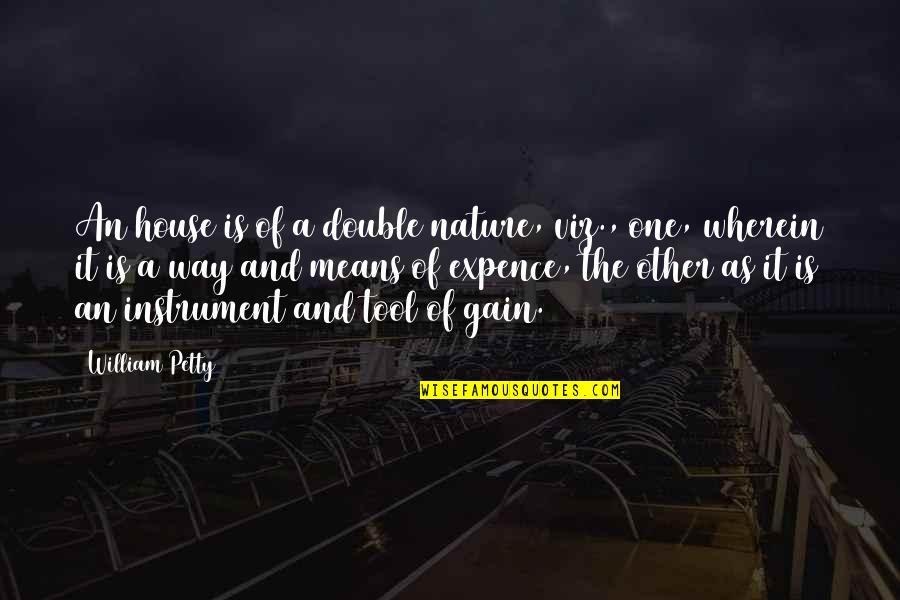 Giocatori Lazio Quotes By William Petty: An house is of a double nature, viz., Giocatori Lazio Quotes By William Petty: An house is of a double nature, viz.,