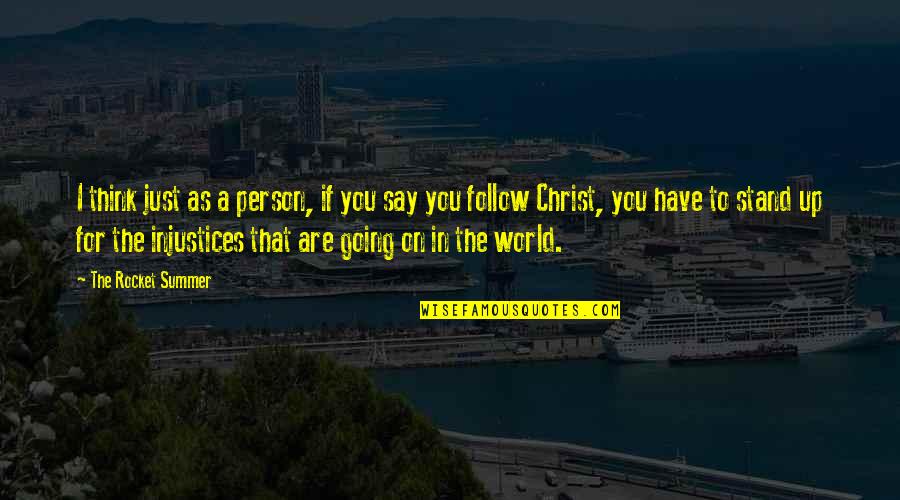 Giverny Quotes By The Rocket Summer: I think just as a person, if you Giverny Quotes By The Rocket Summer: I think just as a person, if you