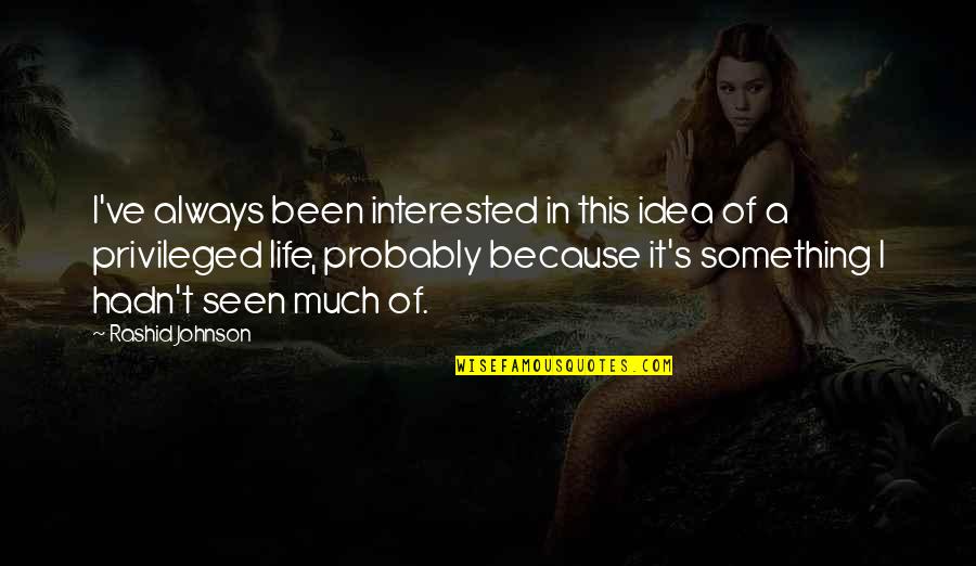 Giving Donations Quotes By Rashid Johnson: I've always been interested in this idea of Giving Donations Quotes By Rashid Johnson: I've always been interested in this idea of