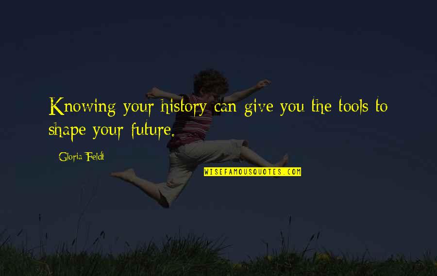 Giving To The Future Quotes By Gloria Feldt: Knowing your history can give you the tools