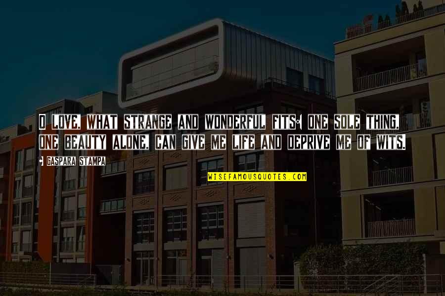 Giving Up The One You Love Quotes By Gaspara Stampa: O love, what strange and wonderful fits: one Giving Up The One You Love Quotes By Gaspara Stampa: O love, what strange and wonderful fits: one