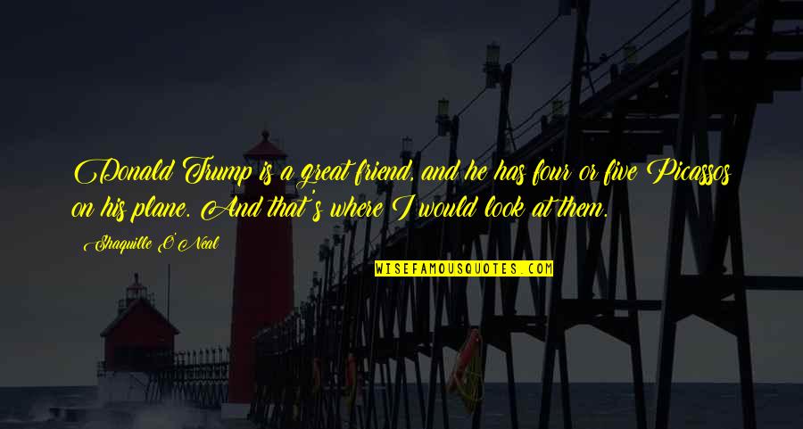 Gjennomg Else Quotes By Shaquille O'Neal: Donald Trump is a great friend, and he Gjennomg Else Quotes By Shaquille O'Neal: Donald Trump is a great friend, and he