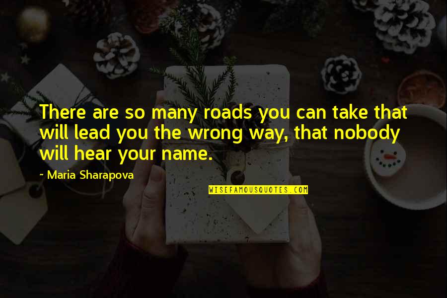 Gjerat Quotes By Maria Sharapova: There are so many roads you can take Gjerat Quotes By Maria Sharapova: There are so many roads you can take