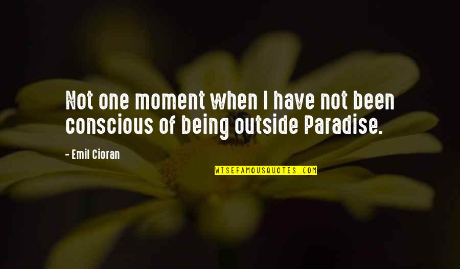 Gl Ckliches Quotes By Emil Cioran: Not one moment when I have not been