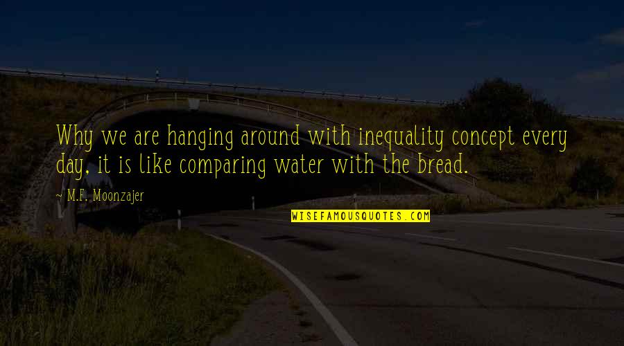 Glaoui Mounir Quotes By M.F. Moonzajer: Why we are hanging around with inequality concept Glaoui Mounir Quotes By M.F. Moonzajer: Why we are hanging around with inequality concept