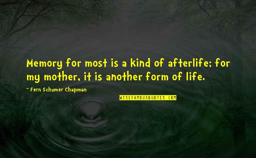 Glasgow Conveyancing Quotes By Fern Schumer Chapman: Memory for most is a kind of afterlife; Glasgow Conveyancing Quotes By Fern Schumer Chapman: Memory for most is a kind of afterlife;