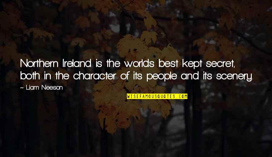 Glasses Girl Quotes By Liam Neeson: Northern Ireland is the world's best kept secret,
