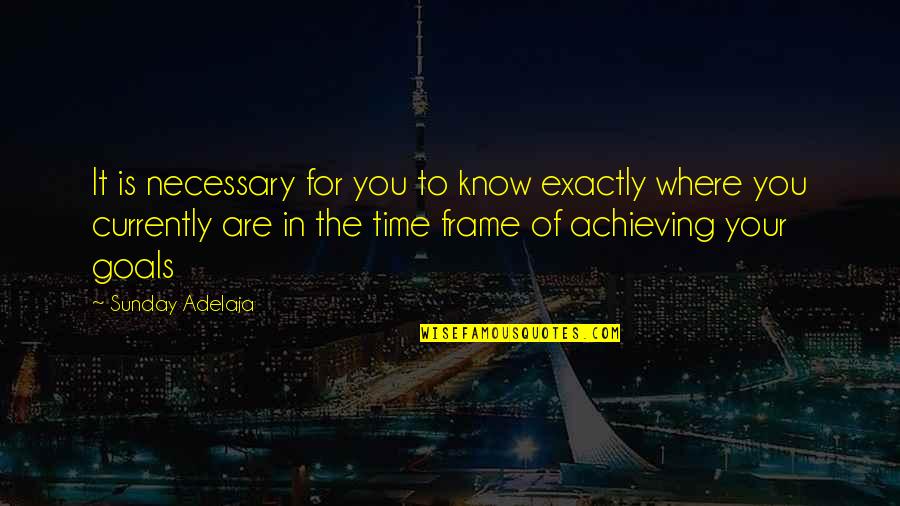 Glatect Quotes By Sunday Adelaja: It is necessary for you to know exactly Glatect Quotes By Sunday Adelaja: It is necessary for you to know exactly