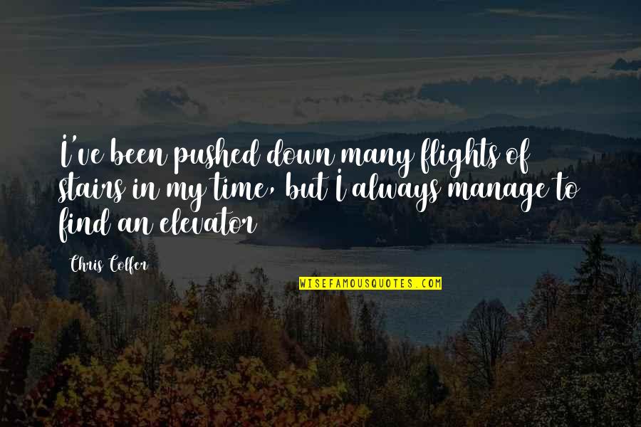 Glee Yes No Quotes By Chris Colfer: I've been pushed down many flights of stairs Glee Yes No Quotes By Chris Colfer: I've been pushed down many flights of stairs