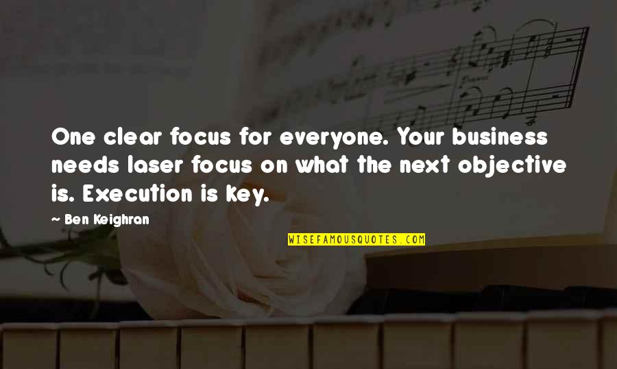 Glendenning Nmea Quotes By Ben Keighran: One clear focus for everyone. Your business needs Glendenning Nmea Quotes By Ben Keighran: One clear focus for everyone. Your business needs