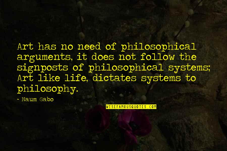 Globalization In Hindi Quotes By Naum Gabo: Art has no need of philosophical arguments, it Globalization In Hindi Quotes By Naum Gabo: Art has no need of philosophical arguments, it