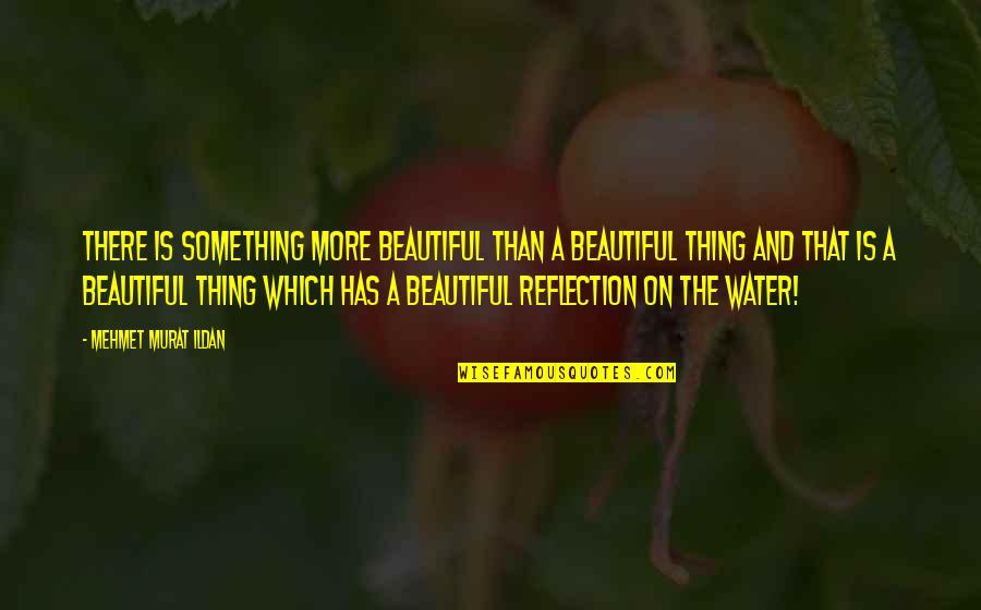 Gmir Quotes By Mehmet Murat Ildan: There is something more beautiful than a beautiful