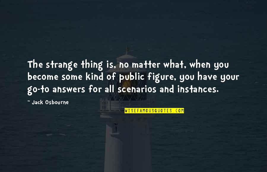 Go Figure Quotes By Jack Osbourne: The strange thing is, no matter what, when