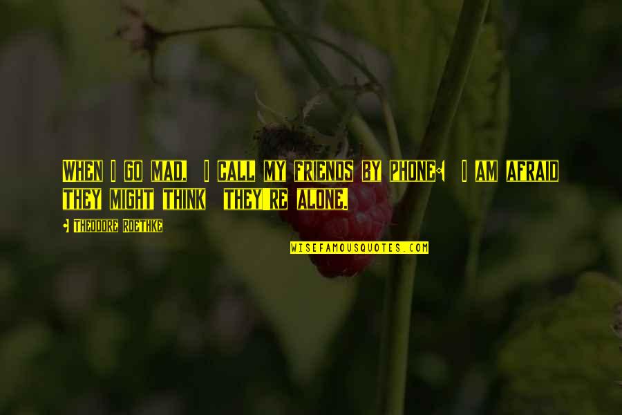 Go Mad Quotes By Theodore Roethke: When I go mad, I call my friends Go Mad Quotes By Theodore Roethke: When I go mad, I call my friends