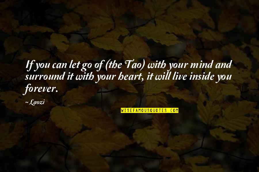 Go With Your Heart Quotes By Laozi: If you can let go of (the Tao)